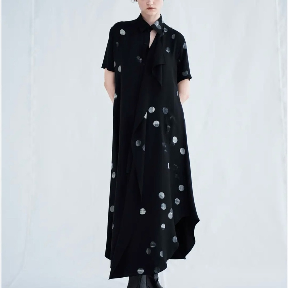 Y’s Yohji Yamamoto Polka dotted dress